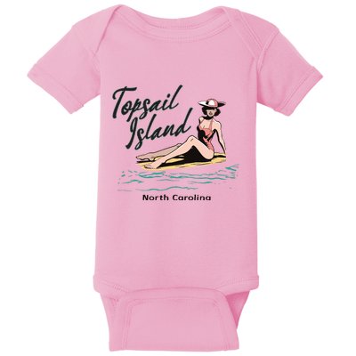 Topsail Island North Carolina Baby Bodysuit