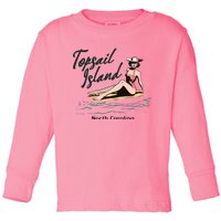 Topsail Island North Carolina Toddler Long Sleeve Shirt