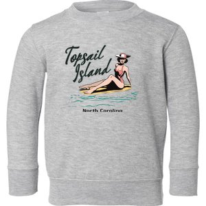 Topsail Island North Carolina Toddler Sweatshirt