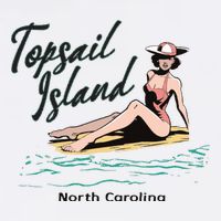 Topsail Island North Carolina Cooling Performance Crew T-Shirt