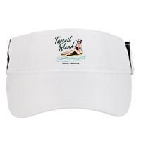 Topsail Island North Carolina Adult Drive Performance Visor