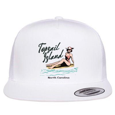 Topsail Island North Carolina Flatbill Hat