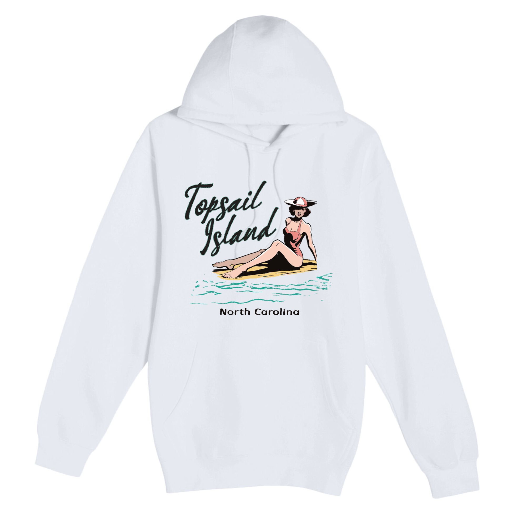 Topsail Island North Carolina Premium Pullover Hoodie