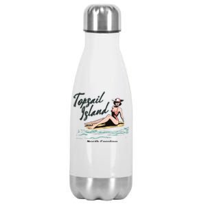 Topsail Island North Carolina Stainless Steel Insulated Water Bottle