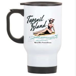 Topsail Island North Carolina Stainless Steel Travel Mug