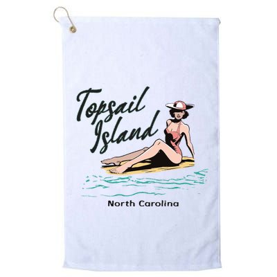 Topsail Island North Carolina Golf Towel