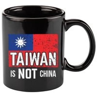 Taiwan Is Not China Support Independent Taipei Flag Gift 11oz C Handle Ceramic Mug