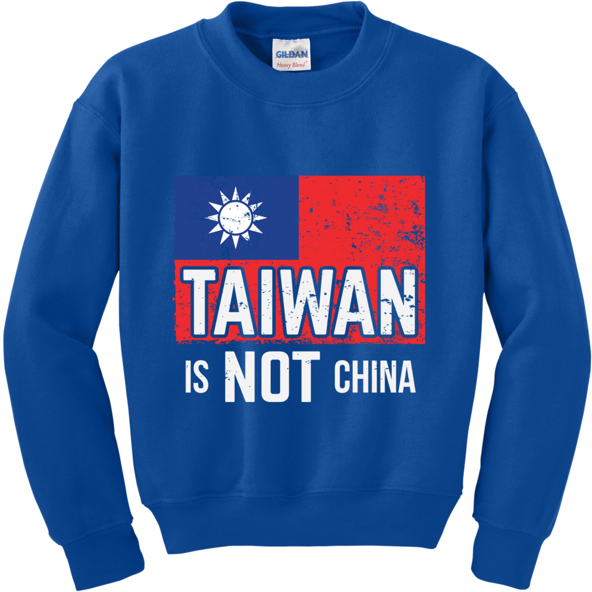 Taiwan Is Not China Support Independent Taipei Flag Gift Kids Sweatshirt