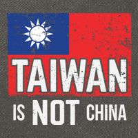 Taiwan Is Not China Support Independent Taipei Flag Gift Cotton Canvas Backpack