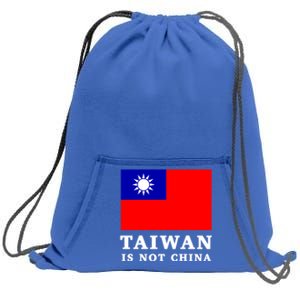 Taiwan Is Not China Great Gift Sweatshirt Cinch Pack Bag