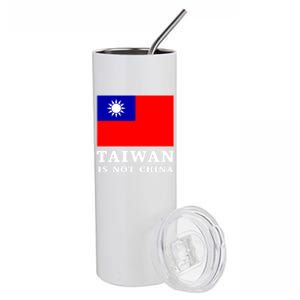 Taiwan Is Not China Great Gift Stainless Steel Tumbler