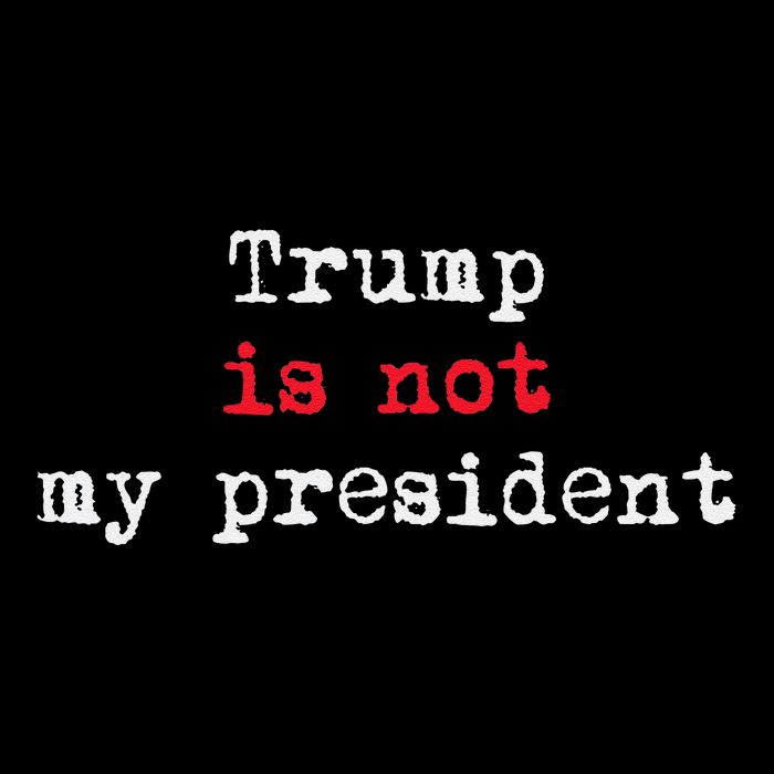 Trump Is Not My President Minimalist Visor