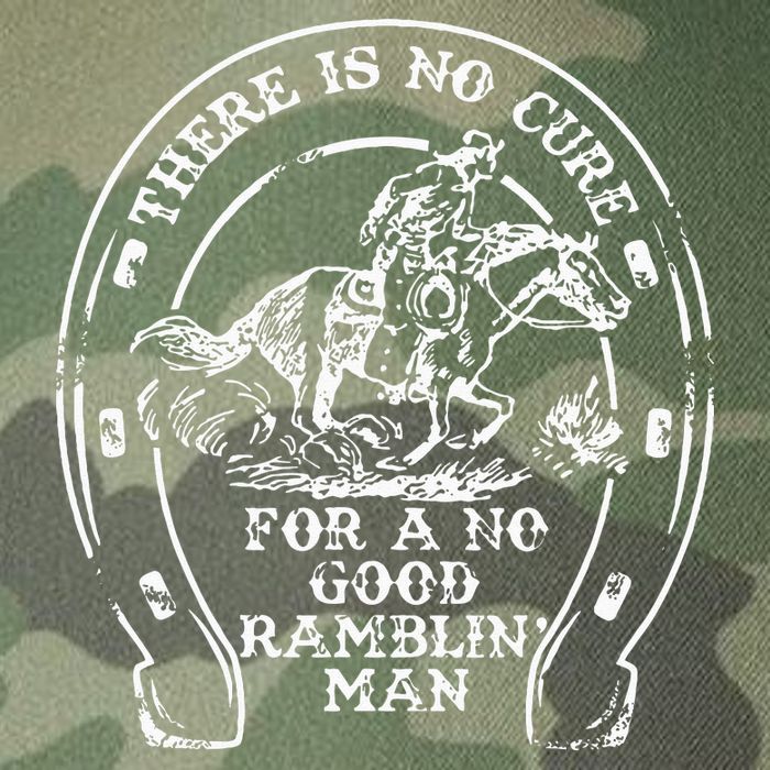 There Is No Cure For A No Good Ramblin' Man Quote Legacy Tie Dye Trucker Hat