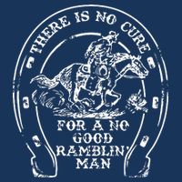There Is No Cure For A No Good Ramblin' Man Quote Infant Baby Jersey Bodysuit