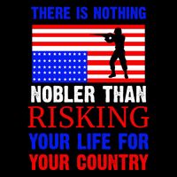 There Is Nothing Nobler Than Risking Your Life For Your Country Memorial Day Visor