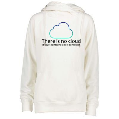 There Is No Cloud Womens Funnel Neck Pullover Hood