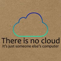 There Is No Cloud Cotton Canvas Backpack