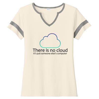 There Is No Cloud Ladies Halftime Notch Neck Tee