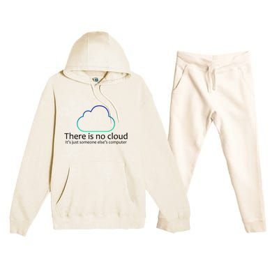 There Is No Cloud Premium Hooded Sweatsuit Set