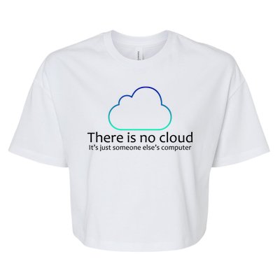 There Is No Cloud Bella+Canvas Jersey Crop Tee