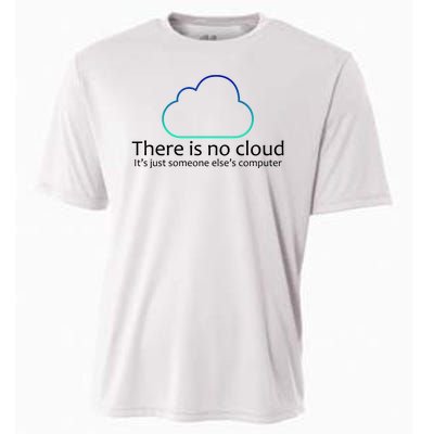 There Is No Cloud Cooling Performance Crew T-Shirt