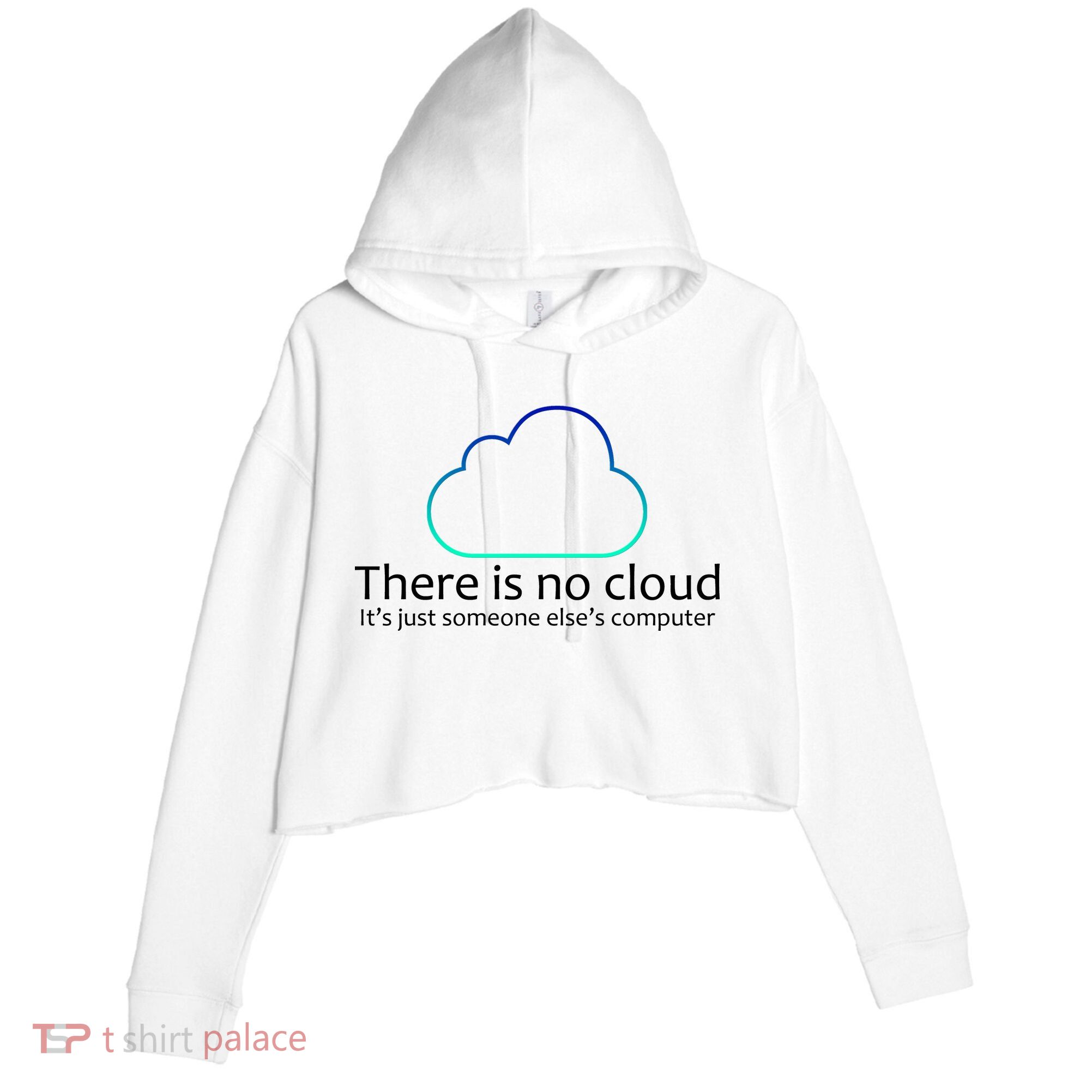 There Is No Cloud Crop Fleece Hoodie