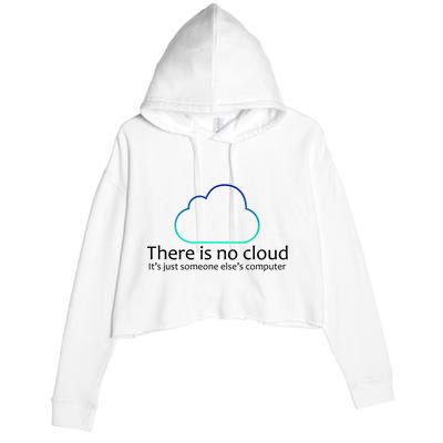 There Is No Cloud Crop Fleece Hoodie