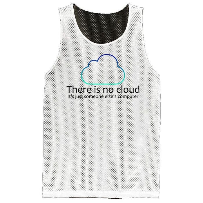 There Is No Cloud Mesh Reversible Basketball Jersey Tank