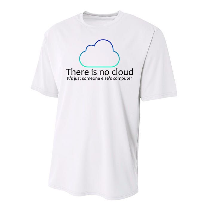 There Is No Cloud Performance Sprint T-Shirt