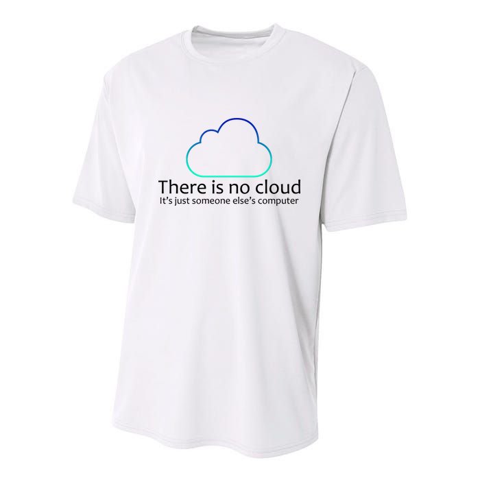There Is No Cloud Youth Performance Sprint T-Shirt