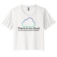 There Is No Cloud Women's Crop Top Tee