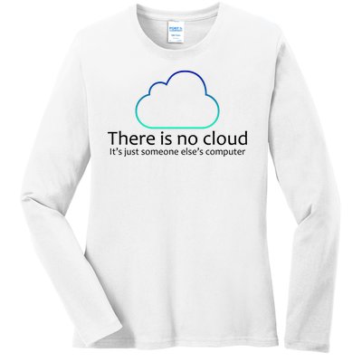 There Is No Cloud Ladies Long Sleeve Shirt