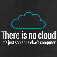 There Is No Cloud Computer Science 7 Panel Mesh Trucker Snapback Hat