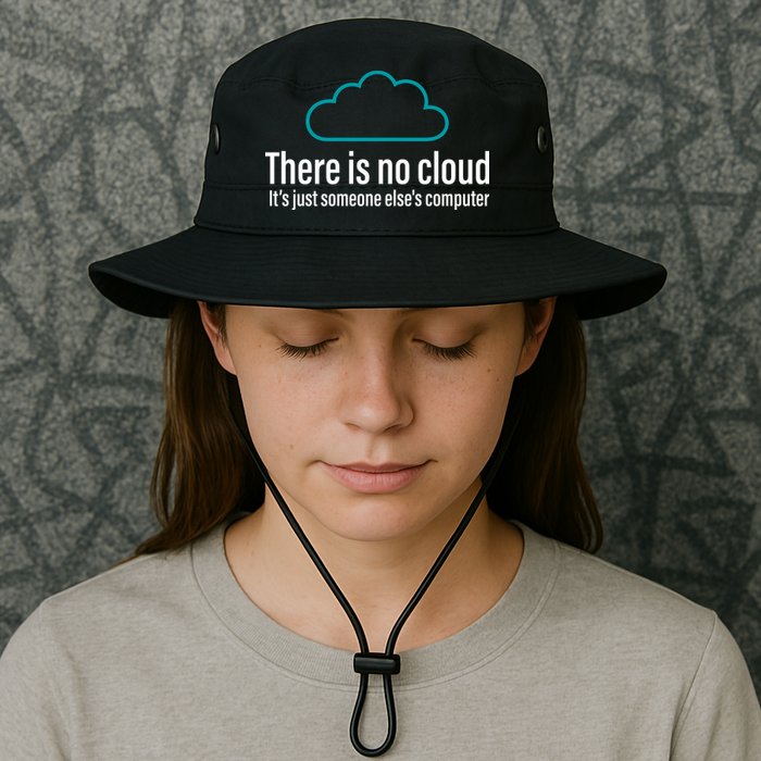 There Is No Cloud Computer Science Legacy Cool Fit Booney Bucket Hat