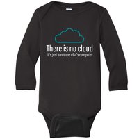 There Is No Cloud Computer Science Baby Long Sleeve Bodysuit