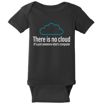 There Is No Cloud Computer Science Baby Bodysuit