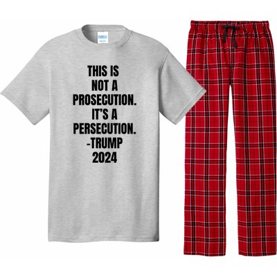 This Is Not A Prosecution It’s A Persecution Trump Pajama Set