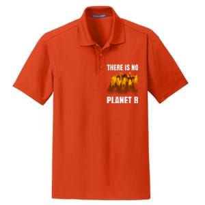 There Is No Planet B Saying Protection Animals Bear Birds Gift Dry Zone Grid Polo