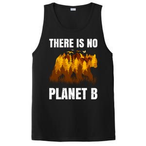 There Is No Planet B Saying Protection Animals Bear Birds Gift PosiCharge Competitor Tank