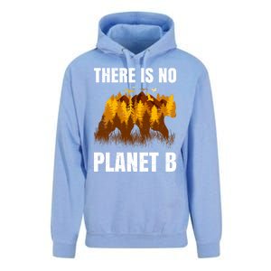 There Is No Planet B Saying Protection Animals Bear Birds Gift Unisex Surf Hoodie