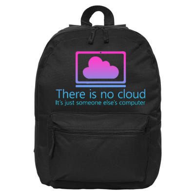 There Is No Cloud ItS Just Someone ElseS Computer 16 in Basic Backpack