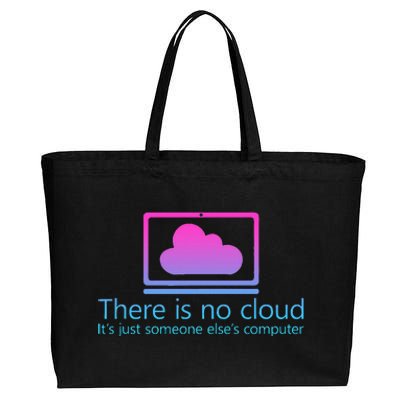 There Is No Cloud ItS Just Someone ElseS Computer Cotton Canvas Jumbo Tote