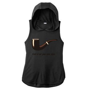 This Is Not A Pipe Ladies PosiCharge Tri-Blend Wicking Draft Hoodie Tank