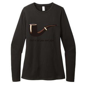 This Is Not A Pipe Womens CVC Long Sleeve Shirt