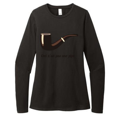 This Is Not A Pipe Womens CVC Long Sleeve Shirt