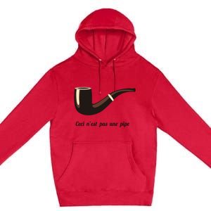 This Is Not A Pipe Premium Pullover Hoodie