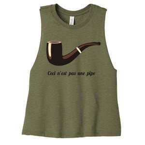 This Is Not A Pipe Women's Racerback Cropped Tank