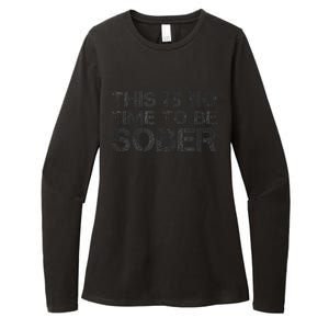 This Is No Time To Be Sober Womens CVC Long Sleeve Shirt