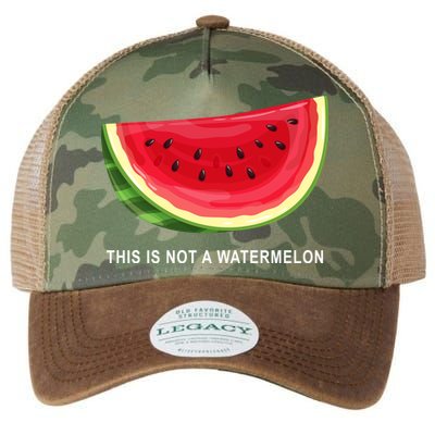 This Is Not A Watermelon Funny Legacy Tie Dye Trucker Hat