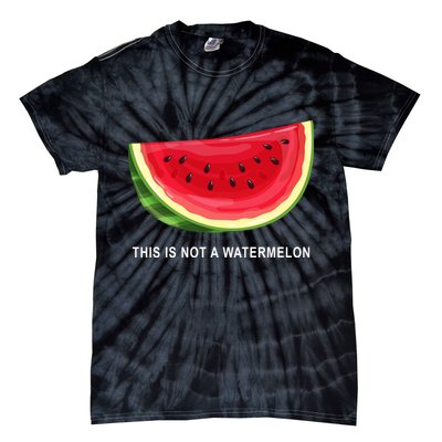 This Is Not A Watermelon Funny Tie-Dye T-Shirt